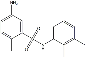 5-amino-N-(2,3-dimethylphenyl)-2-methylbenzene-1-sulfonamide Struktur