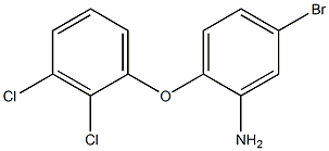 5-bromo-2-(2,3-dichlorophenoxy)aniline Struktur