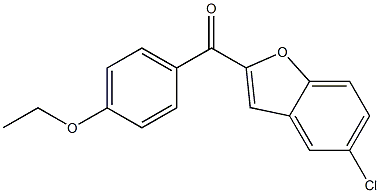 5-chloro-2-[(4-ethoxyphenyl)carbonyl]-1-benzofuran Struktur