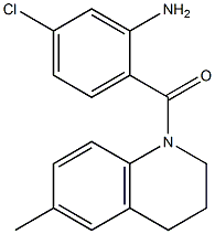 5-chloro-2-[(6-methyl-1,2,3,4-tetrahydroquinolin-1-yl)carbonyl]aniline Struktur