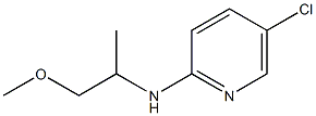 5-chloro-N-(1-methoxypropan-2-yl)pyridin-2-amine Struktur