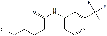 5-chloro-N-[3-(trifluoromethyl)phenyl]pentanamide Struktur