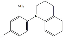 5-fluoro-2-(1,2,3,4-tetrahydroquinolin-1-yl)aniline Struktur