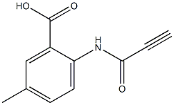 5-methyl-2-(propioloylamino)benzoic acid Struktur