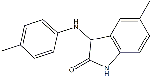 5-methyl-3-[(4-methylphenyl)amino]-2,3-dihydro-1H-indol-2-one Struktur