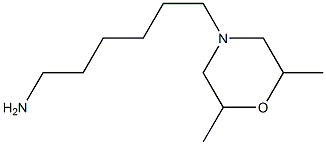 6-(2,6-dimethylmorpholin-4-yl)hexan-1-amine Struktur