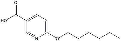 6-(hexyloxy)pyridine-3-carboxylic acid Struktur