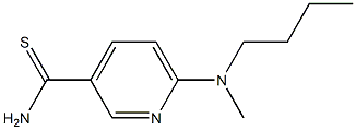 6-[butyl(methyl)amino]pyridine-3-carbothioamide Struktur