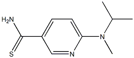 6-[isopropyl(methyl)amino]pyridine-3-carbothioamide Struktur