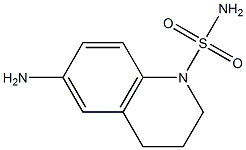 6-amino-1,2,3,4-tetrahydroquinoline-1-sulfonamide Struktur