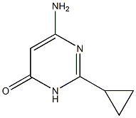 6-amino-2-cyclopropyl-3,4-dihydropyrimidin-4-one Struktur