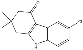 6-chloro-2,2-dimethyl-2,3,4,9-tetrahydro-1H-carbazol-4-one Struktur