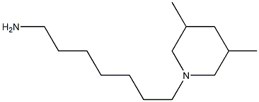 7-(3,5-dimethylpiperidin-1-yl)heptan-1-amine Struktur