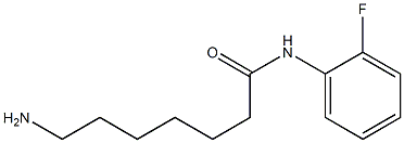 7-amino-N-(2-fluorophenyl)heptanamide Struktur