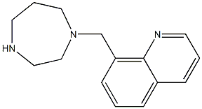 8-(1,4-diazepan-1-ylmethyl)quinoline Struktur