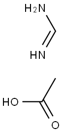 acetic acid methanimidamide Struktur