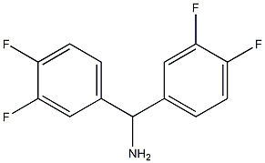 bis(3,4-difluorophenyl)methanamine Struktur