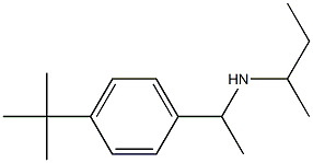 butan-2-yl[1-(4-tert-butylphenyl)ethyl]amine Struktur