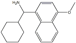 cyclohexyl(4-methoxynaphthalen-1-yl)methanamine Struktur