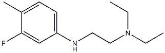 diethyl({2-[(3-fluoro-4-methylphenyl)amino]ethyl})amine Struktur