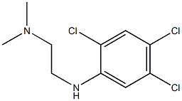 dimethyl({2-[(2,4,5-trichlorophenyl)amino]ethyl})amine Struktur