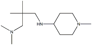 dimethyl(2-methyl-2-{[(1-methylpiperidin-4-yl)amino]methyl}propyl)amine Struktur