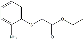 ethyl [(2-aminophenyl)thio]acetate Struktur