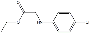 ethyl 2-[(4-chlorophenyl)amino]acetate Struktur