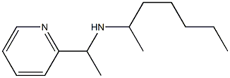 heptan-2-yl[1-(pyridin-2-yl)ethyl]amine Struktur