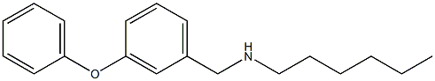 hexyl[(3-phenoxyphenyl)methyl]amine Struktur