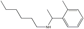 hexyl[1-(2-methylphenyl)ethyl]amine Struktur