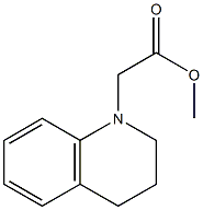 methyl 2-(1,2,3,4-tetrahydroquinolin-1-yl)acetate Struktur