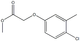 methyl 2-(4-chloro-3-methylphenoxy)acetate Struktur