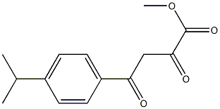 methyl 2,4-dioxo-4-[4-(propan-2-yl)phenyl]butanoate Struktur