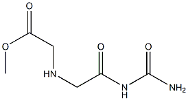 methyl 2-{[2-(carbamoylamino)-2-oxoethyl]amino}acetate Struktur