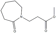 methyl 3-(2-oxoazepan-1-yl)propanoate Struktur