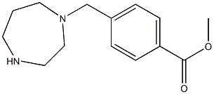 methyl 4-(1,4-diazepan-1-ylmethyl)benzoate Struktur