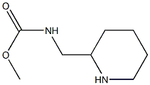 methyl N-(piperidin-2-ylmethyl)carbamate Struktur