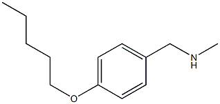 methyl({[4-(pentyloxy)phenyl]methyl})amine Struktur