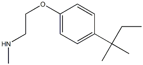 methyl({2-[4-(2-methylbutan-2-yl)phenoxy]ethyl})amine Struktur