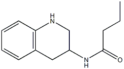 N-(1,2,3,4-tetrahydroquinolin-3-yl)butanamide Struktur