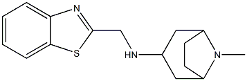 N-(1,3-benzothiazol-2-ylmethyl)-8-methyl-8-azabicyclo[3.2.1]octan-3-amine Struktur