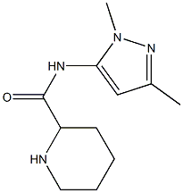 N-(1,3-dimethyl-1H-pyrazol-5-yl)piperidine-2-carboxamide Struktur