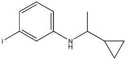 N-(1-cyclopropylethyl)-3-iodoaniline Struktur