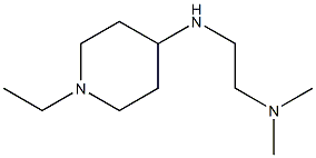 N'-(1-ethylpiperidin-4-yl)-N,N-dimethylethane-1,2-diamine Struktur