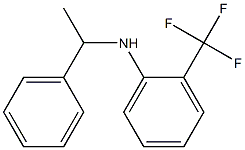 N-(1-phenylethyl)-2-(trifluoromethyl)aniline Struktur