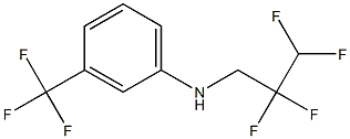 N-(2,2,3,3-tetrafluoropropyl)-3-(trifluoromethyl)aniline Struktur