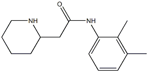 N-(2,3-dimethylphenyl)-2-(piperidin-2-yl)acetamide Struktur