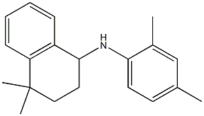 N-(2,4-dimethylphenyl)-4,4-dimethyl-1,2,3,4-tetrahydronaphthalen-1-amine Struktur