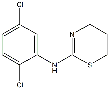 N-(2,5-dichlorophenyl)-5,6-dihydro-4H-1,3-thiazin-2-amine Struktur